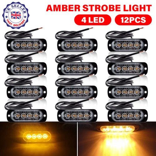 12x led amber - 12x,