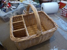 Large wicker picnic basket