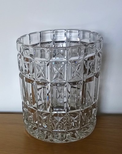 Vintage czech glass oxo - czech, vas