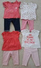 Baby Girls 3-6 Months Clothing Bundle. Leggings, Jeggings, Tops. Ted Baker, Next