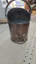 Heavy Copper Coal Bucket