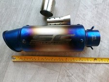 Genuine SC project Used Moto Gp style race exhaust silencer  GP70-R