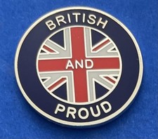 GREAT BRITAIN - LOYALIST BRITISH AND PROUD - UNION JACK FLAG BADGE