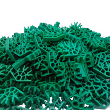 K'nex green  Connector - 4 way