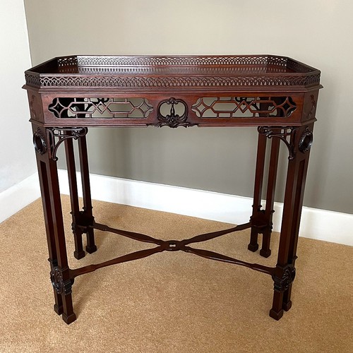 Mahogany silver table chinese - table,