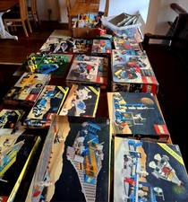 VINTAGE Lego Mega Bundle Space Technics Boxs 6970 928 Rare Instructions Sheets