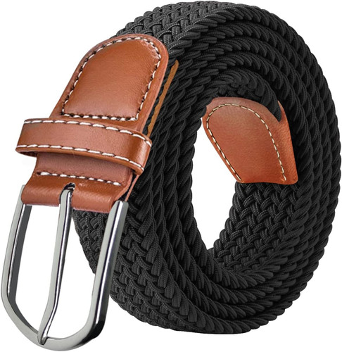 Elastic braided belt for men - braided, &