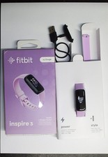 Fitbit Inspire 3 Lilac Silicon Strap Activity Tracker 
