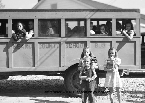 1941 old school bus photo - school,
