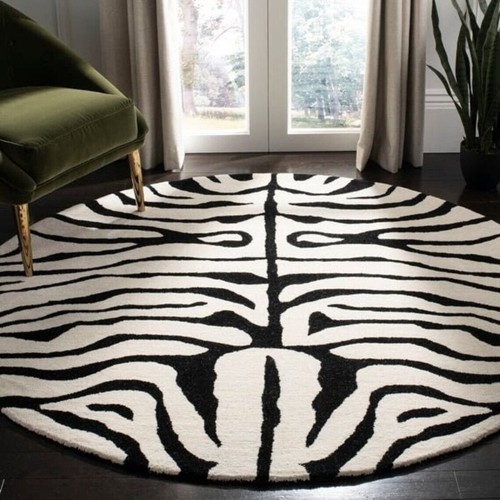 Round animal hand tufted 100 - round, 100%