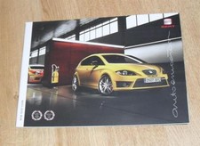 Seat Leon Brochure 2009 - Cupra FR Sport SE S - 2.0 & 1.4  TSI 2.0 & 1.9 TDI