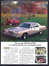 FORD LTD LANDAU 4 DOOR FOR 1977 COULD BE JUST THE CAR YOUR FAMILY NEEDS AD