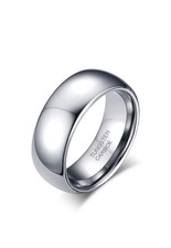 Tigrade Tungsten Carbide Ring Wedding Band 8mm Men Women  Jewellery US SIZE 8