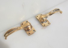 Vintage bronze lever door - vintage,
