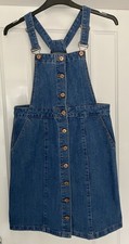 Denim Dungaree Skirt Size 12