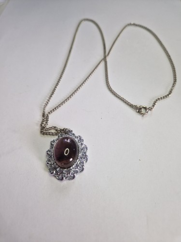 Amethyst purple cabochon - purple,