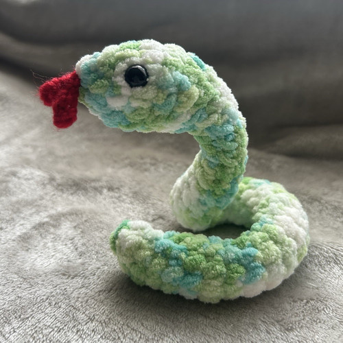 Plush snake soft toy - plush,
