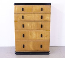 Art Deco Satinwood Tallboy