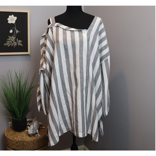 Hebbeding linen striped - l,