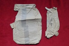 WW2 BRITISH ARMY WOOL TRIGGER FINGER GLOVES PACKAGING 1944 2x FACTORY WRAPPERS