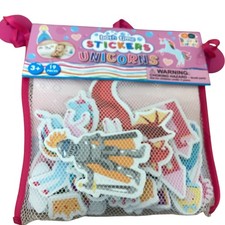 BUDDY & BARNEY Bath Time Stickers Unicorns Kids Bath Toy 19 Pieces Set TH
