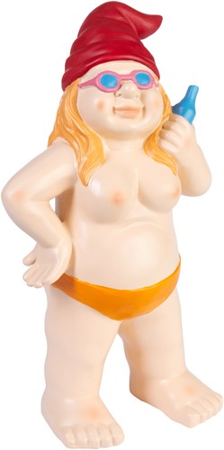 Funny naked garden - naked, gnomes