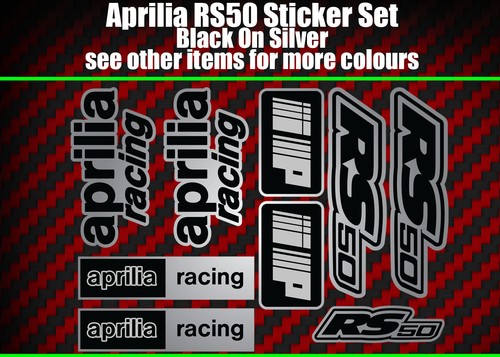 Aprilia rs50 decals stickers - aprilia,