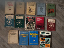 Vintage car repair manuals x
