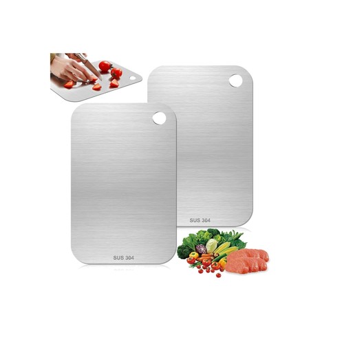 Stainless steel cutting board - steel,