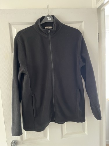 Men fleece jacket - tu, black