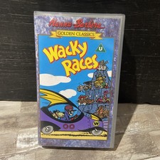 Rare Wacky Races VHS Tape Hanna Barbera Golden Classics Dick Dastardly Muttley
