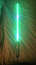 Xenopixel-114cm Lightsaber Black and Silver Metal Hilt. Excellent Condition.