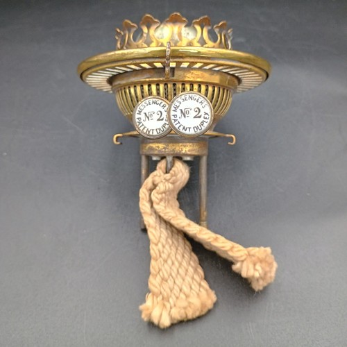 Victorian brass messengers - brass,