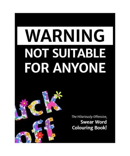 Swear words colouring - words, dj
