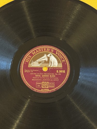 Hmv 9416 mezzrow ladnier - hmv, mezzrow-ladnier