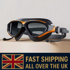 Big Frame Swimming Goggles Wide View Diving Eyewear Swim Glasses Swimming Pool