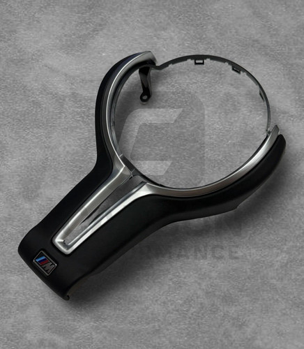 Leather steering wheel trim - leather,