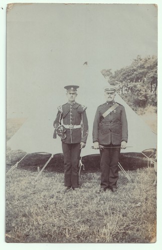 Military postcard two - military, postcard: