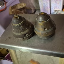 2 British WW1 morter fuse VC 101  De activated trench art paperweight Xmas gift 