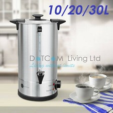 Electric Stainless Steel Catering Water Boiler Tea Urn Commercial 10/20/30 Litre