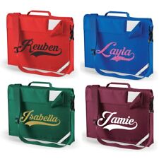 Personalised Book Bag Junior with Strap Back to School Boys Girls Kids Music