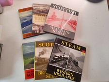 Scottish Steam Railway books - 6 book lot, Good Condition.