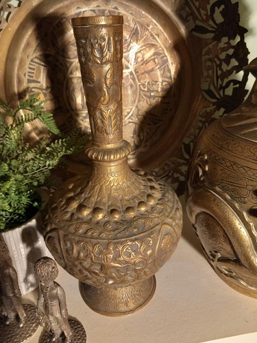 Ornate antique indian hand - indian,
