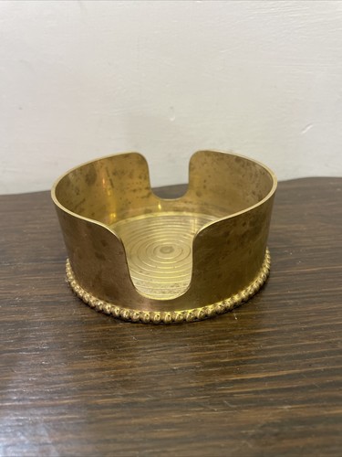 Wine coaster brass trench - brass,
