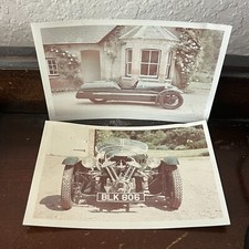 Morgan 3 Wheeler VTG 1960s Photograph Classic Car 3.5 x5 Photo England LOT of 2