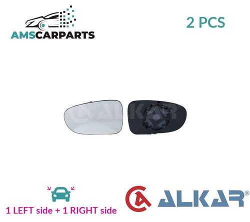 Rear view mirror glass - rear, pair