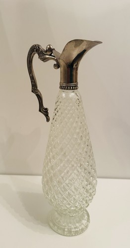 Vintage leonard glass wine - vintage,