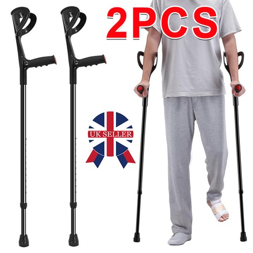 Black crutches for - crutches, adults