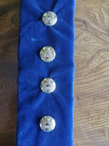 Four small brass military