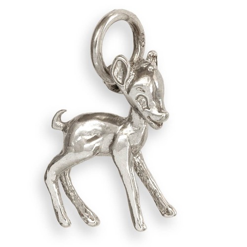 Solid sterling silver bambi - silver,